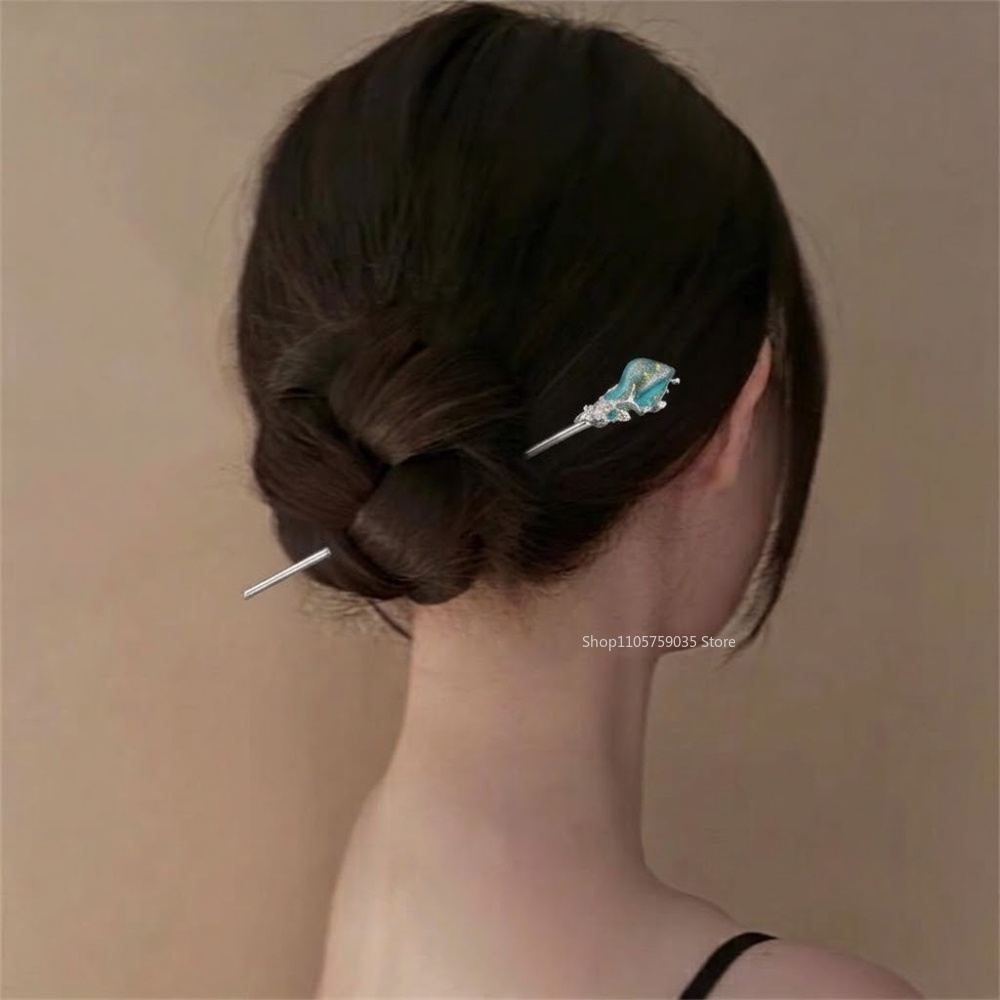 Vintage Tech Accessories - Tusuk Rambut Kristal Gaya Hanfu Cina,