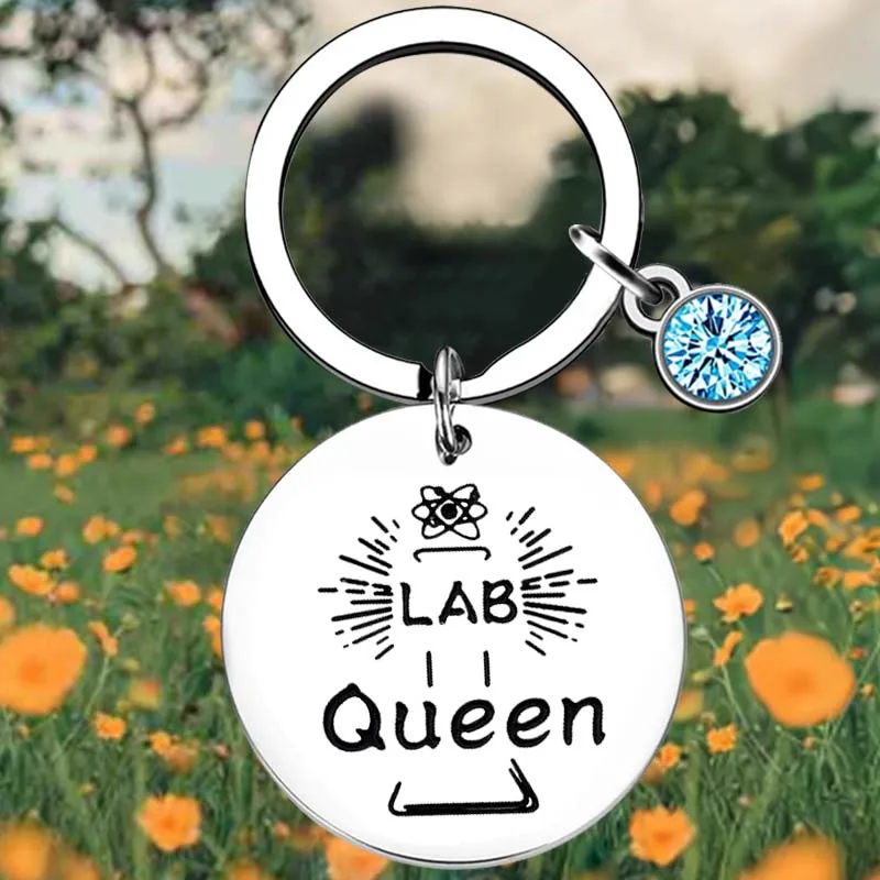 Tech Queen - Hadiah teknologi Lab cincin kunci rantai