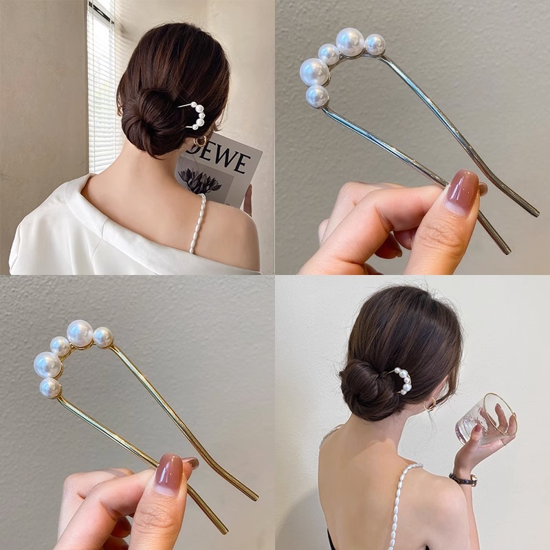 Jepit Rambut Bentuk U Vintage  - Vintage Tech Accessories ulasan dan harga