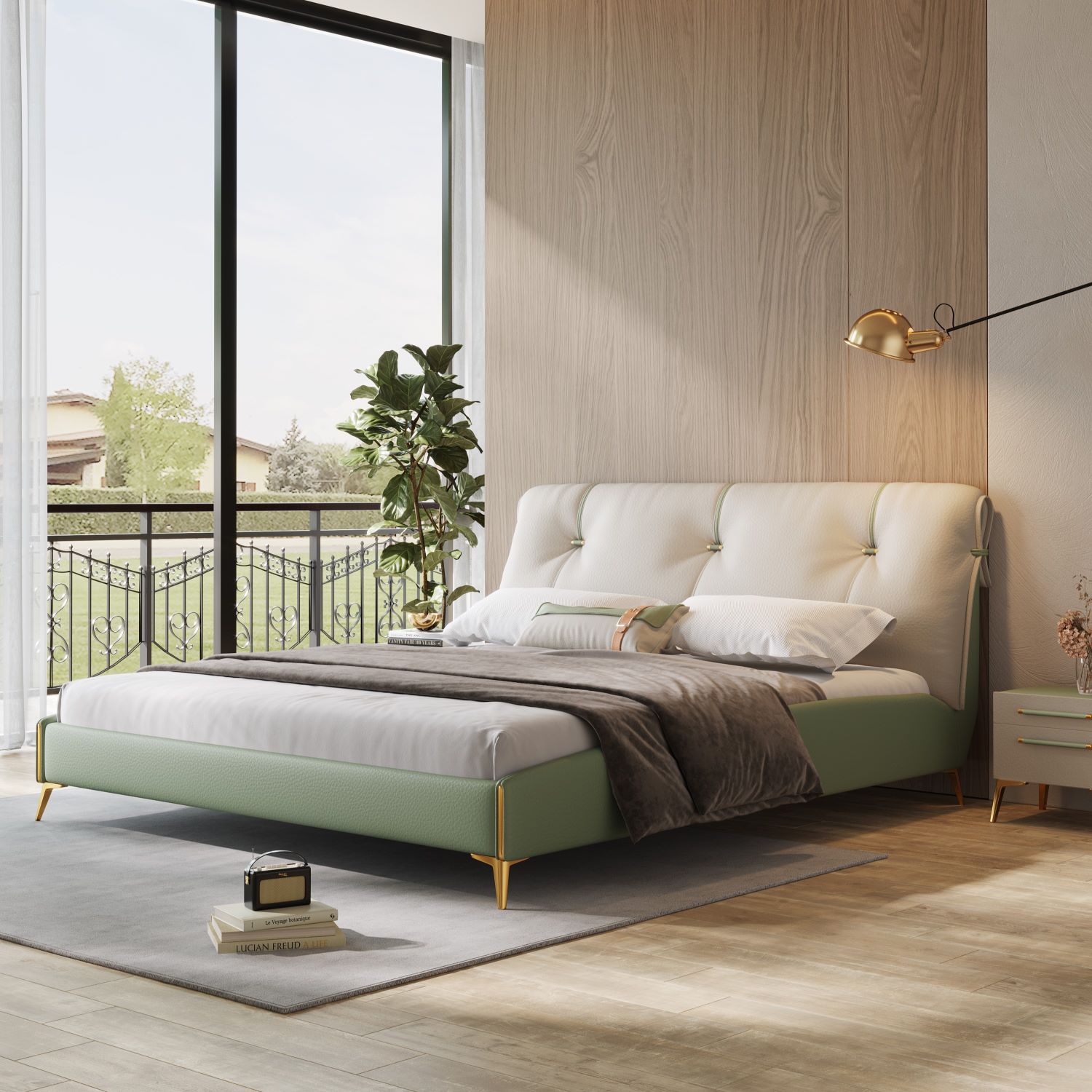 Tempat Tidur Double Modern Uku - Tech Queen ulasan dan harga