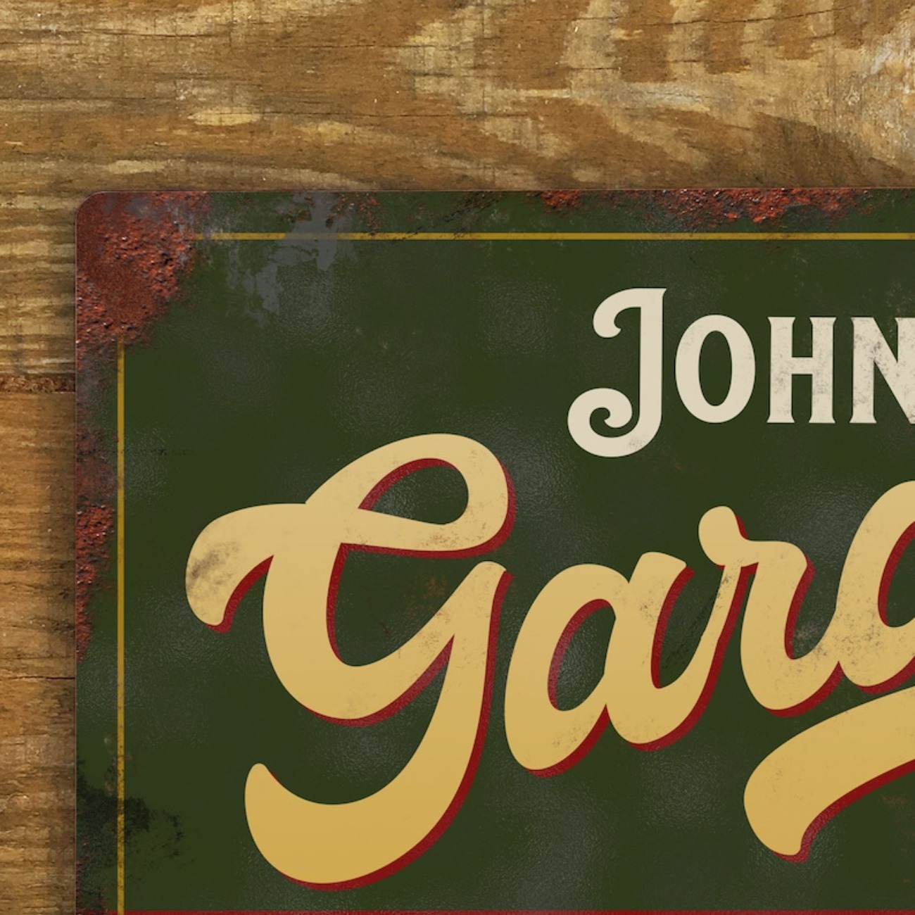 Papan Logam Garasi Kustom yang - Vintage Tech Accessories ulasan dan harga